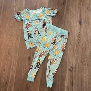 Little Sleepies Star Wars bamboo short sleeve pajamas pants 18 - 24 month